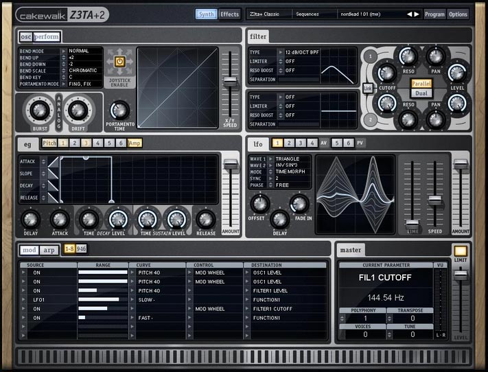 Cakewalk Z3TA+2 v2.3.43 Win Mac