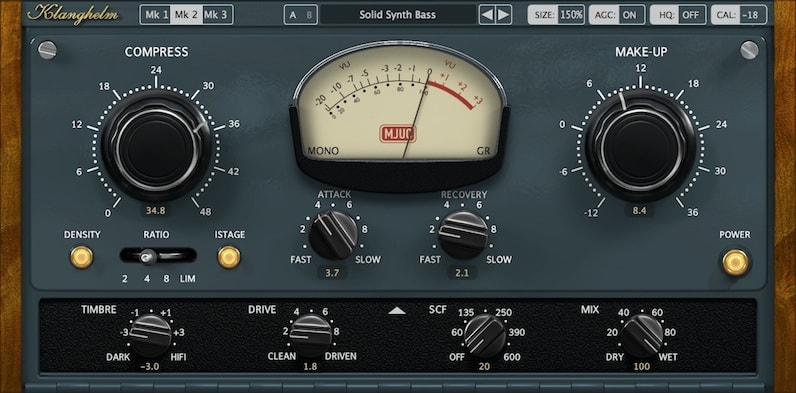 Klanghelm MJUC variable-tube compressor v1.1 Win Mac