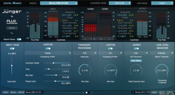 Flux Junger Audio Level Magic v3.5.29 Win
