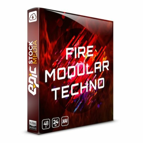 Epic Stock Media Fire Modular Techno WAV