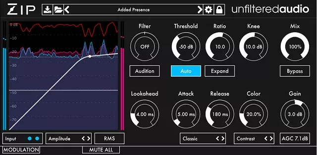 Unfiltered Audio Zip