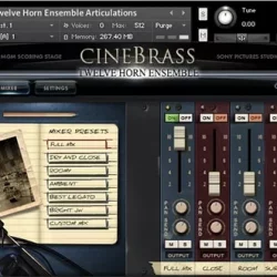 Cinesamples CineBrass Twelve Horn Ensemble [KONTAKT]