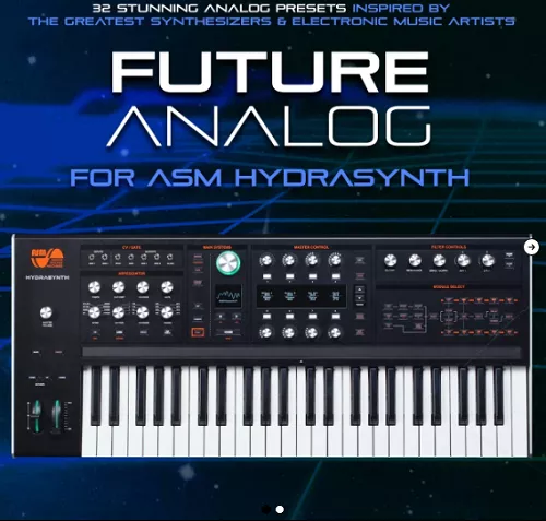 ASM Hydrasynth Sound Bank Future Analog by CO5MA