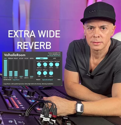 Mymixlab How to get your Reverb Extra Wide with Valhalla Room with Luca Pretolesi TUTORIAL