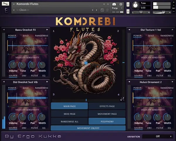 Loot Audio Ergo Kukke Komorebi Flutes KONTAKT