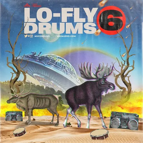 MSXII Sound Lo-Fly Drums 6 WAV