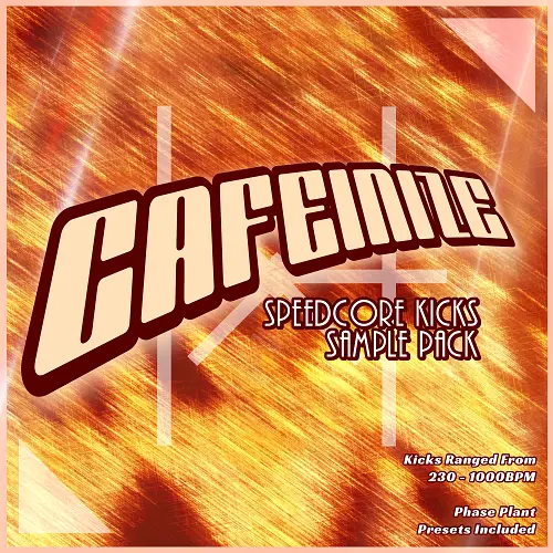 Xinfin & Co "CAFEINIZE" Speedcore Kicks Sample Pack WAV PRESETS