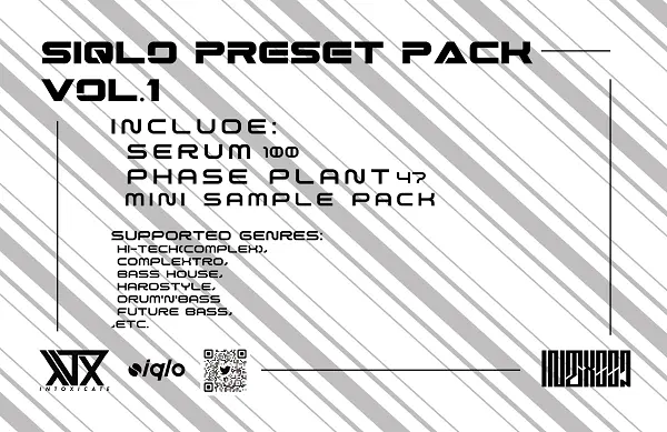 Siqlo Preset Pack vol.1 WAV PRESETS